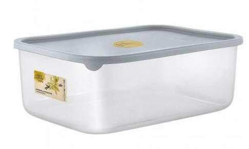 Контейнер для продуктов Sugar&Spice Vanilla прямоугольный 4,5л с гибкой крышкой трюфель